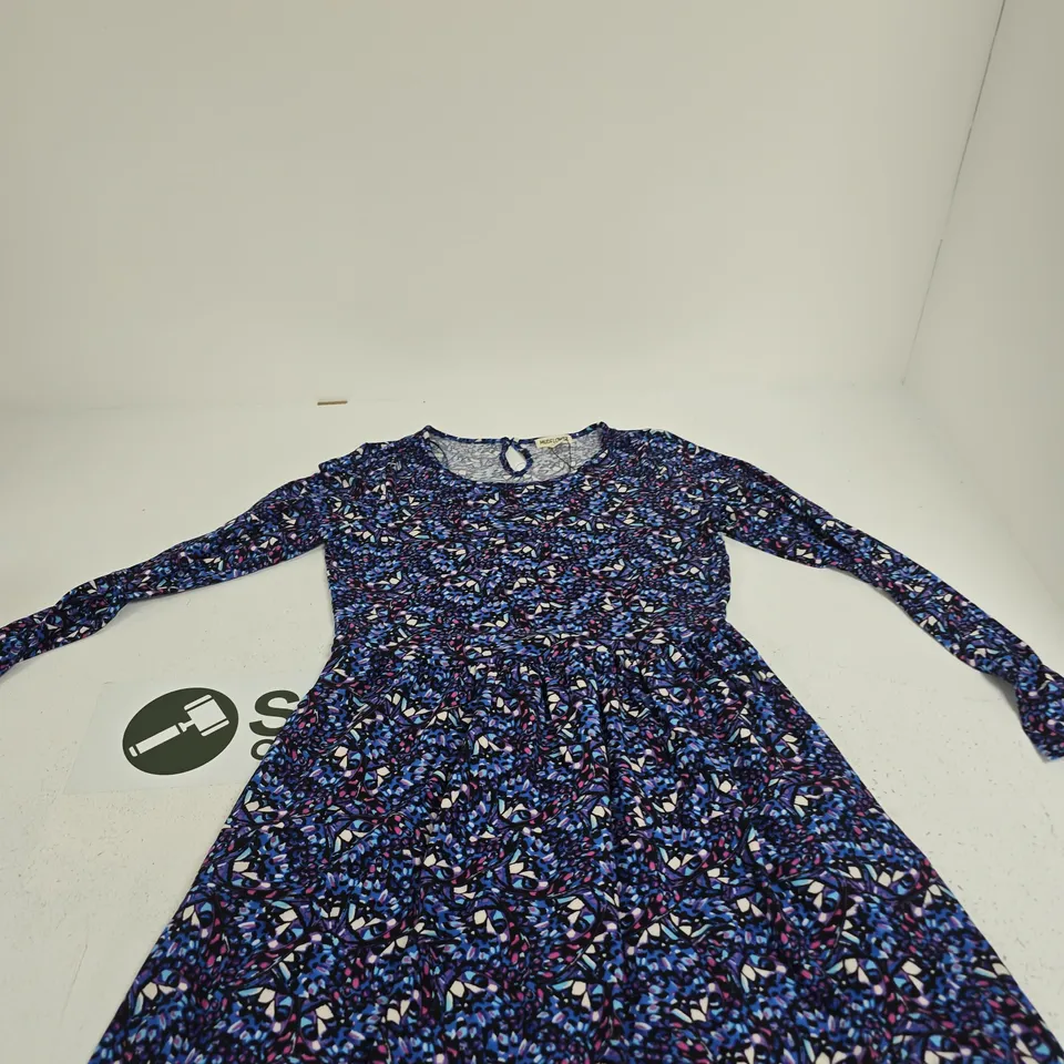 MUDFLOWER WOMEN’S PATTERNED DRESS – LONG SLEEVED, UK 10 (EU 38, US 6)