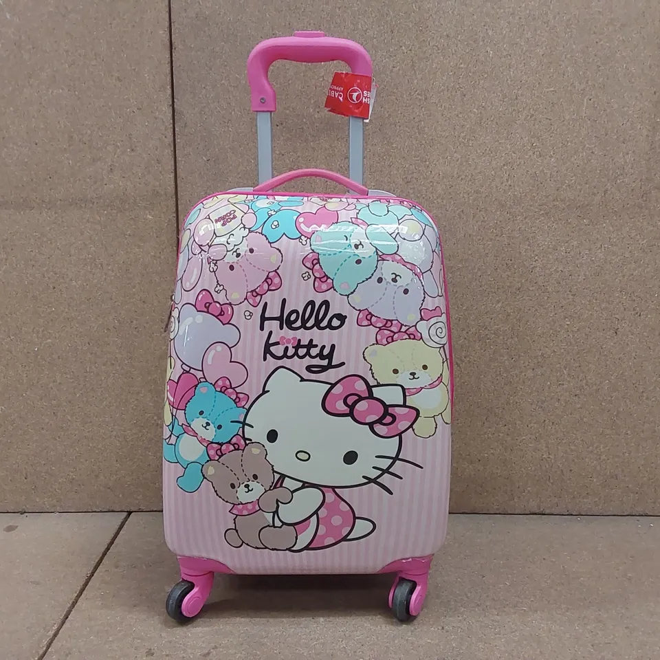 BOXED HELLO KITTY HARDSHELL SUITCASE 