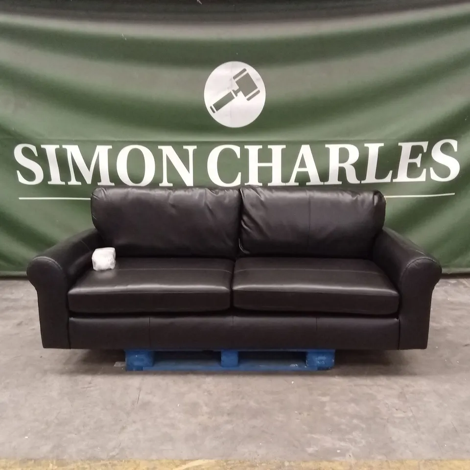 BAILEY 4 SEATER LEATHER SOFA RRP £749