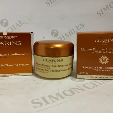 CLARINS SELF TANNING MOUSSE (2 X 125ML)