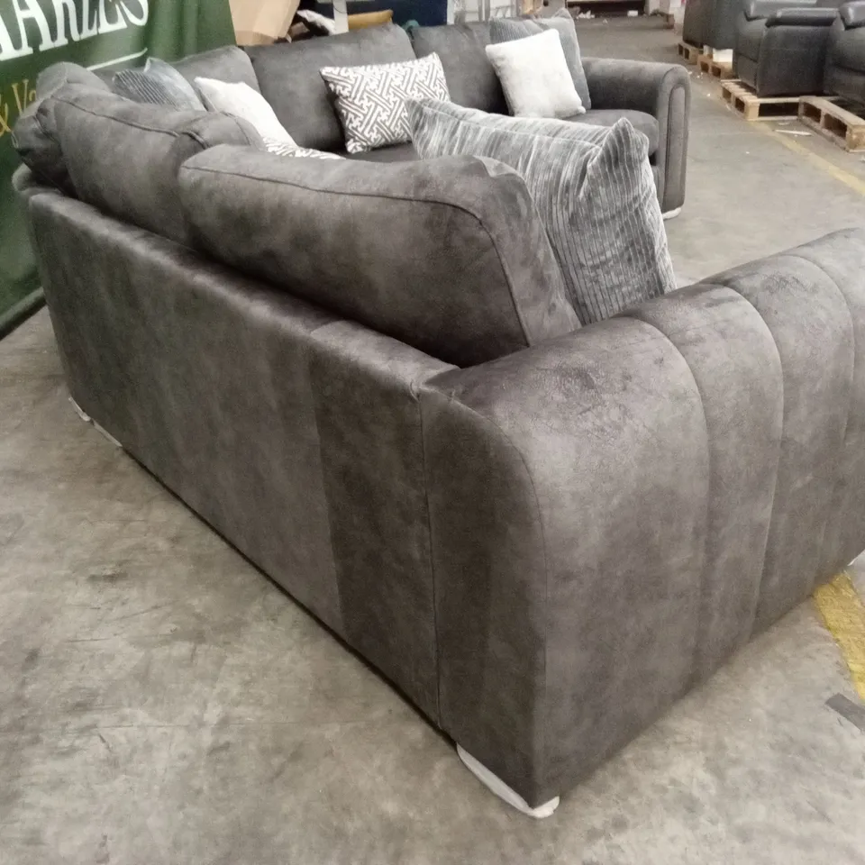 AMARA CORNER GROUP SOFA - CHARCOAL RRP £2849