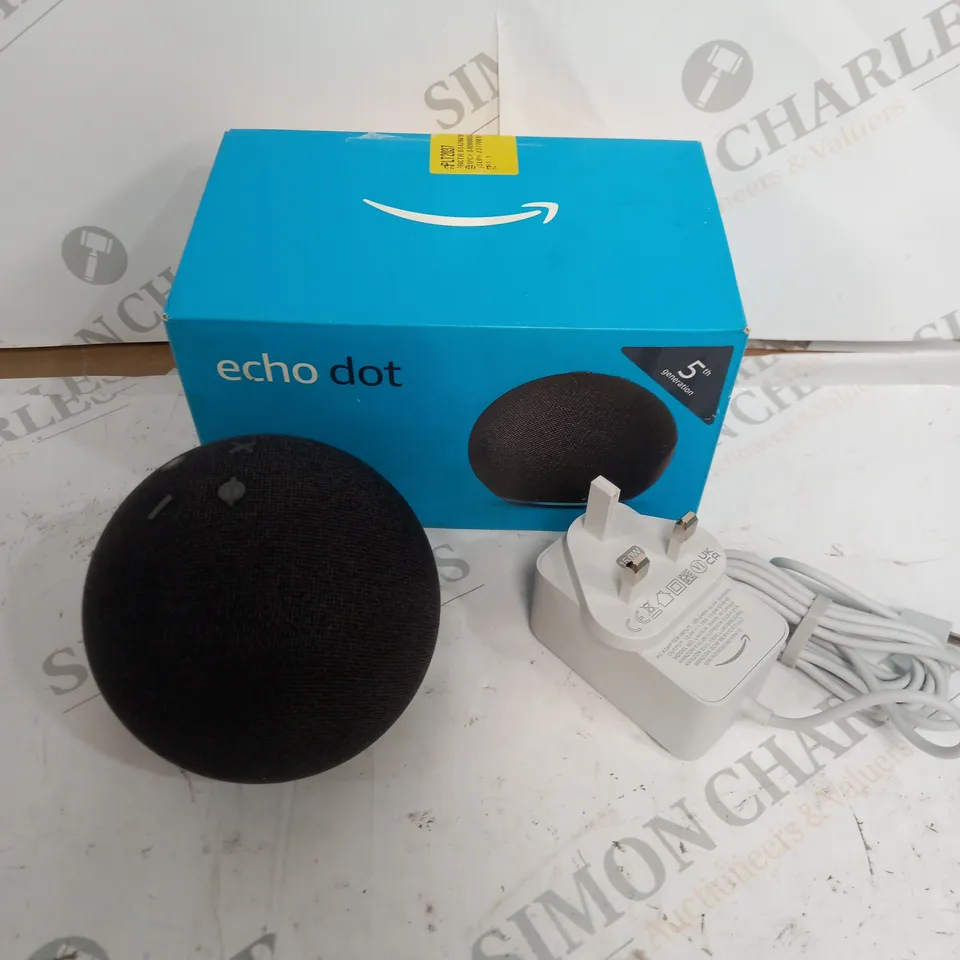 AMAZON ECHO DOT SPEAKER WITH ALEXA