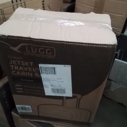BOXED LUGG 15INCH JETSET TRAVEL CABIN BAG GUNMETAL