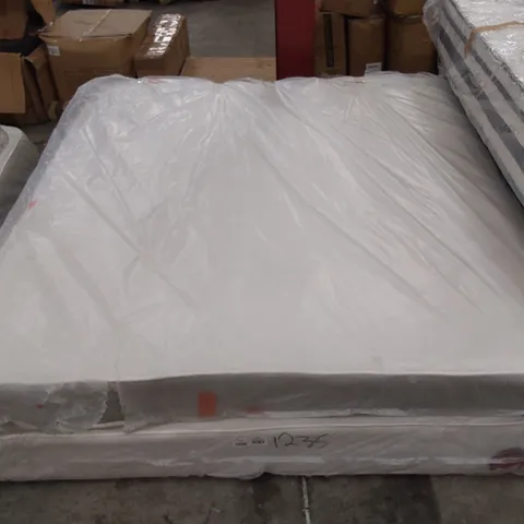 QUALITY BAGGED 6FT SUPERKING HYBRID MEMORY NATURAL OPEN COIL MATTRESS