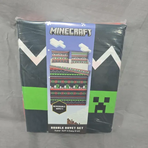 MINECRAFT DOUBLE DUVET SET 