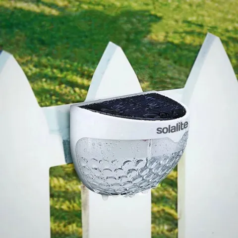 BOXED 45CM H SOLAR POWERED INTEGRATED LED OUTDOOR BULKHEAD LIGHT (SET OF 2)