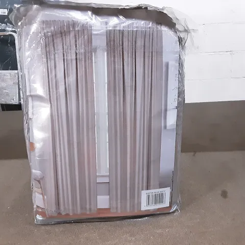 KITTIE ROOM DARKENING THERMAL  CURTAIN - BEIGE (229 X 183 CM)