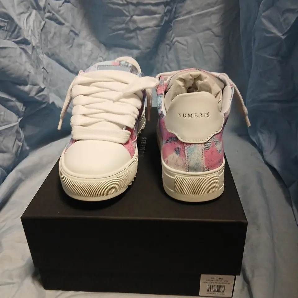 NUMERIS WOMEN'S SNEAKERS – PINK CAMOUFLAGE, UK 7