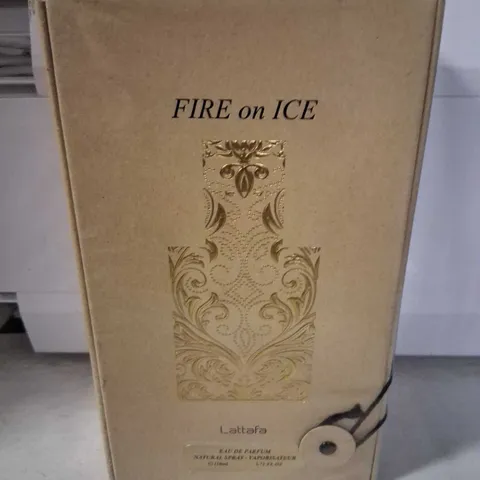 BOXED AND SEALED FIRE ON ICE LATTAFA EAU DE PARFUM 110ML