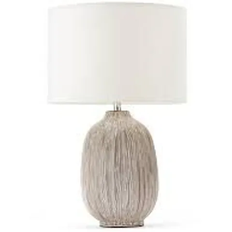 IDEAL HOME SCRATCH TABLE LAMP IN NATURAL