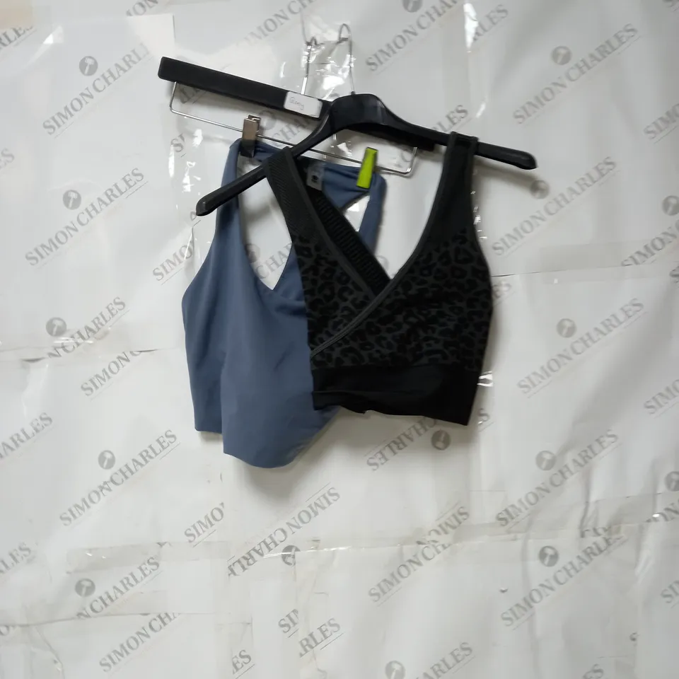 BOX OF ASSORTED CLOTHES APPROXIMATELY 15 TO INCLUDE WOMEN'S SPORTSWEAR.