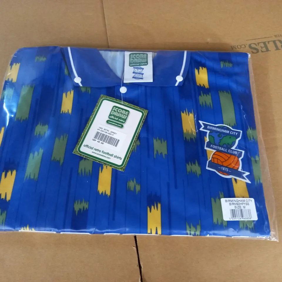 BAGGED SCORE DRAW BIRMINGHAM CITY REPLICA SHIRT - M