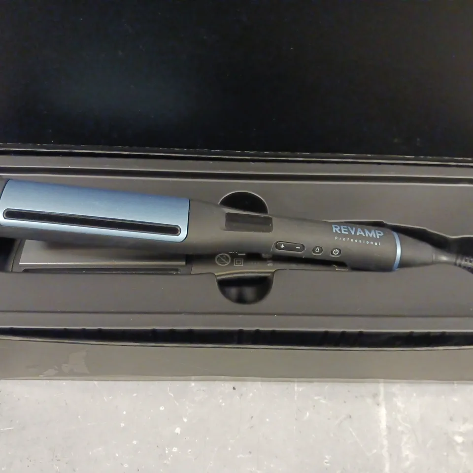 REVAMP PROGLOSS HYDRO SHIELD SHINE CERAMIC HAIR STRAIGHTENER RRP £119.99