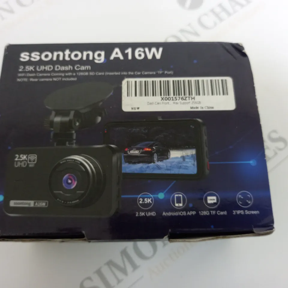 SSONTONG A16W 2.5K UHD DASH CAM