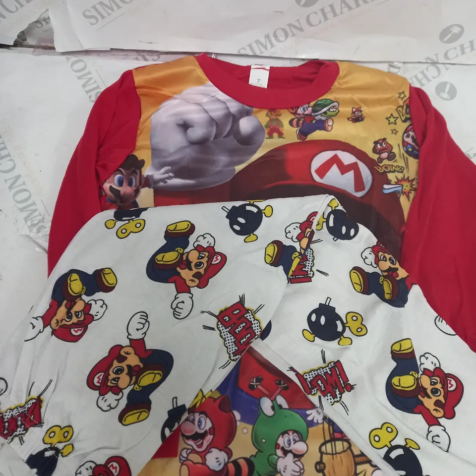 SUPER MARIO PYJAMA SET - AGE 7
