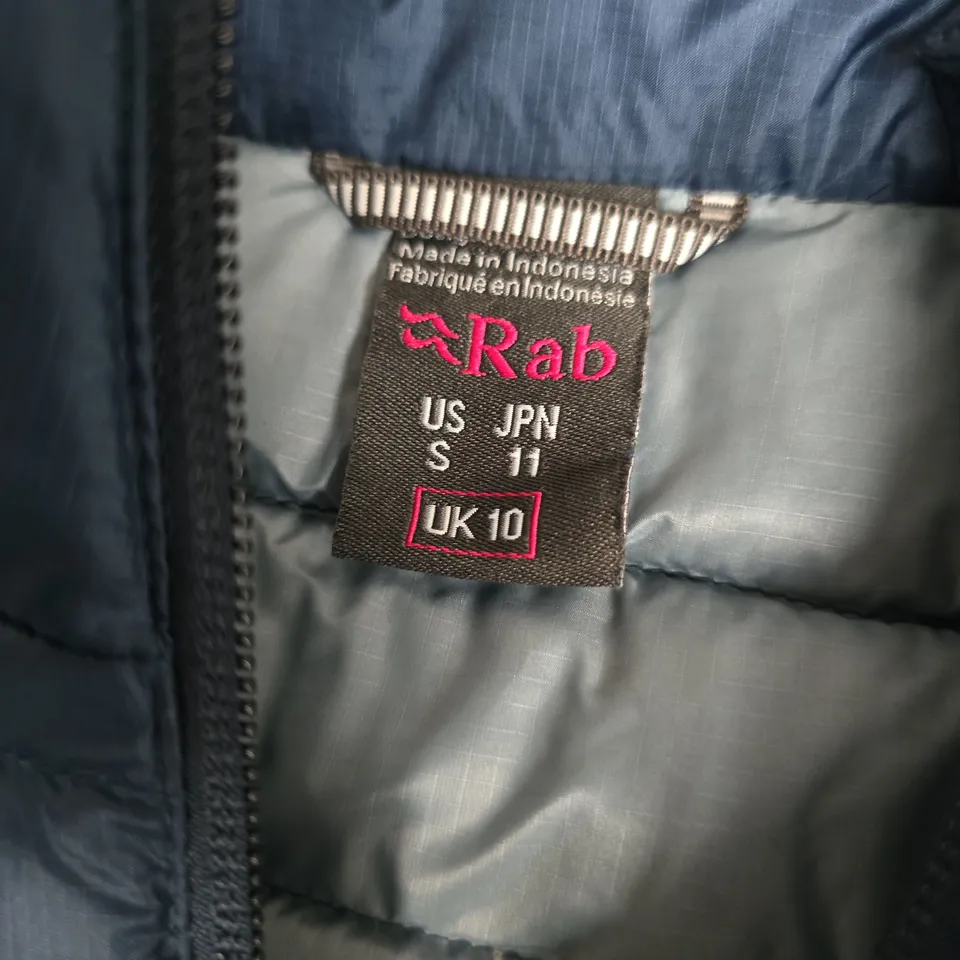 RAB MICROLIGHT JACKET – WOMEN'S, TEMPEST BLUE, UK 10