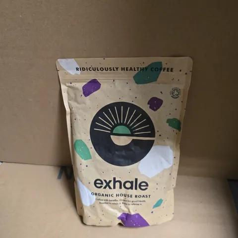 EXHALE ORGANIC HOUSE ROAST COFFEE – SEALED BAG