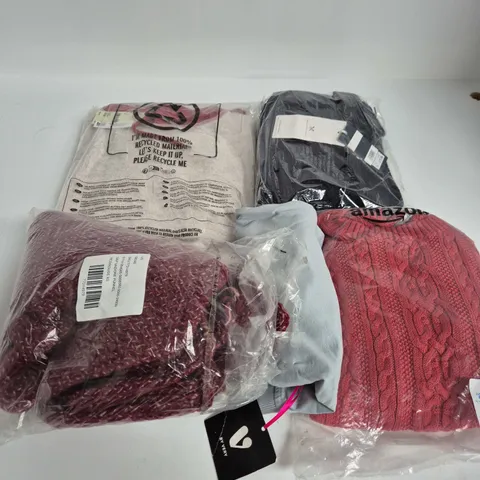 APPROXIMATELY 30 ASSORTED WOMENS JUMPERS CLOTHING ITEMS IN VARIOUS SIZES, STYLES & COLOURS TO INCLUDE BRANDS SUCH AS BDG, CREW CLOTHING COMPANY, URBAN OUTFITTERS, ETC - COLLECTION ONLY