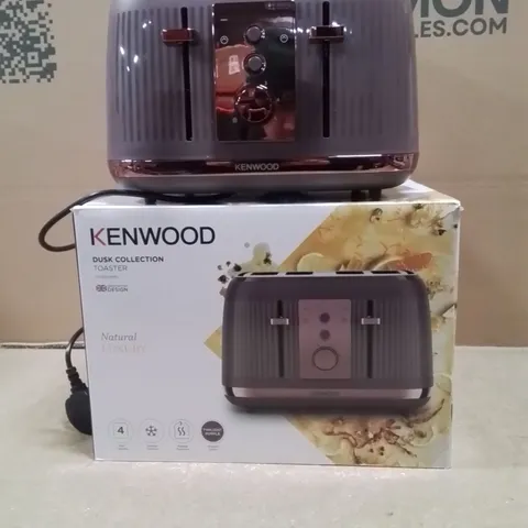 BOXED KENWOOD DUSK COLLECTION 4 SLICE TOASTER NATURAL LUXURY 