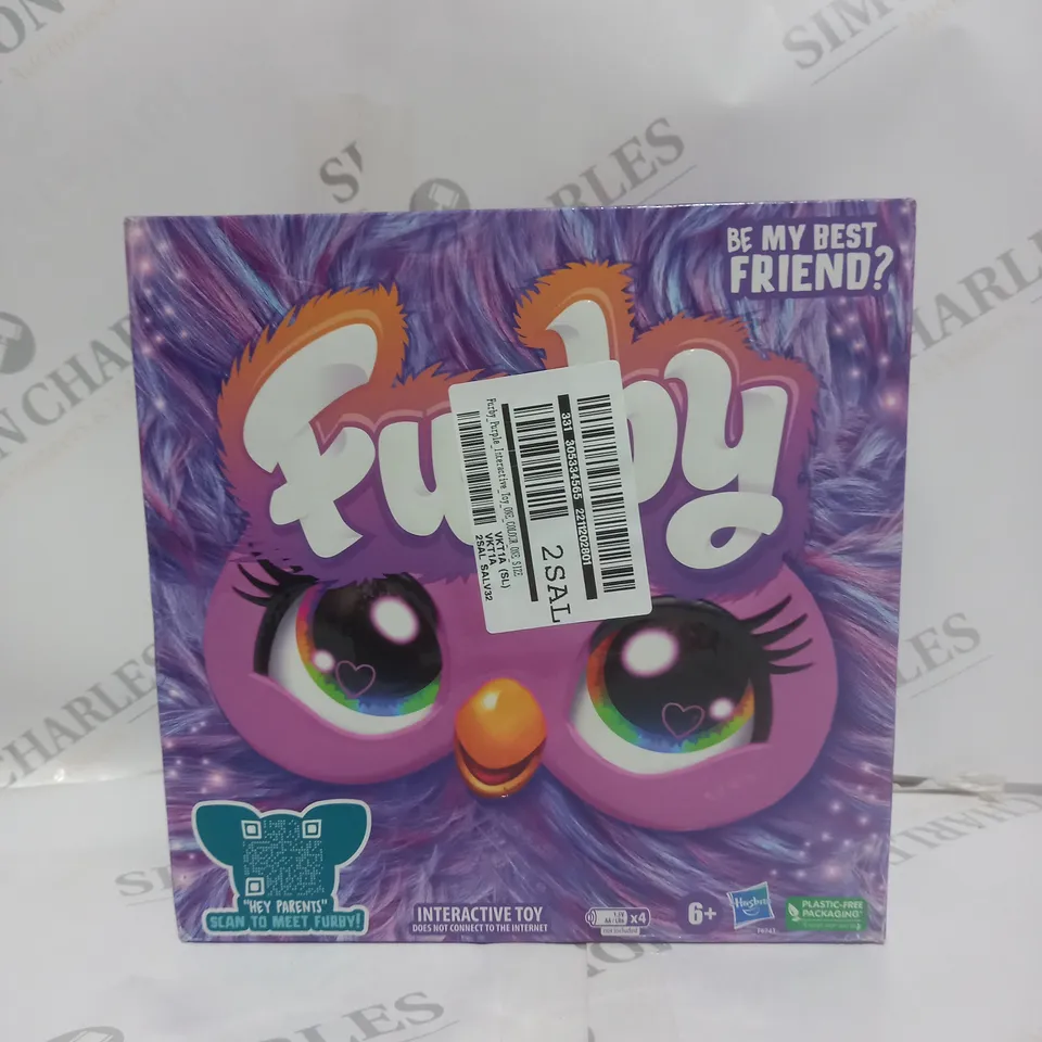  FURBY PURPLE INTERACTIVE TOY RRP £74.99