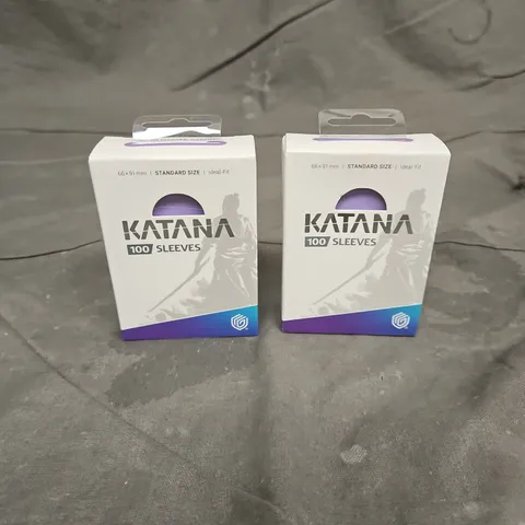 ULTIMATE GUARD X2 KATANA 100 SLEEVES STANDARD SIZE IN SUMMER CLOUD