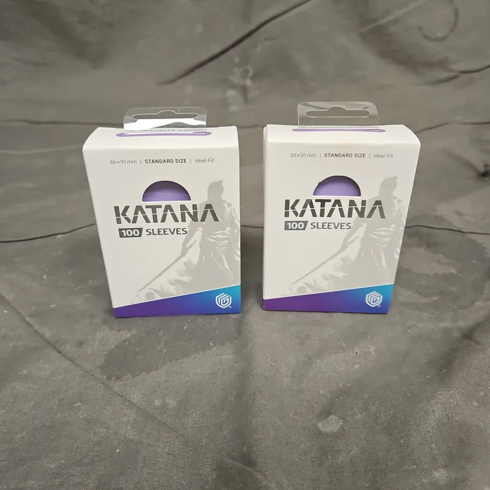 ULTIMATE GUARD X2 KATANA 100 SLEEVES STANDARD SIZE IN SUMMER CLOUD