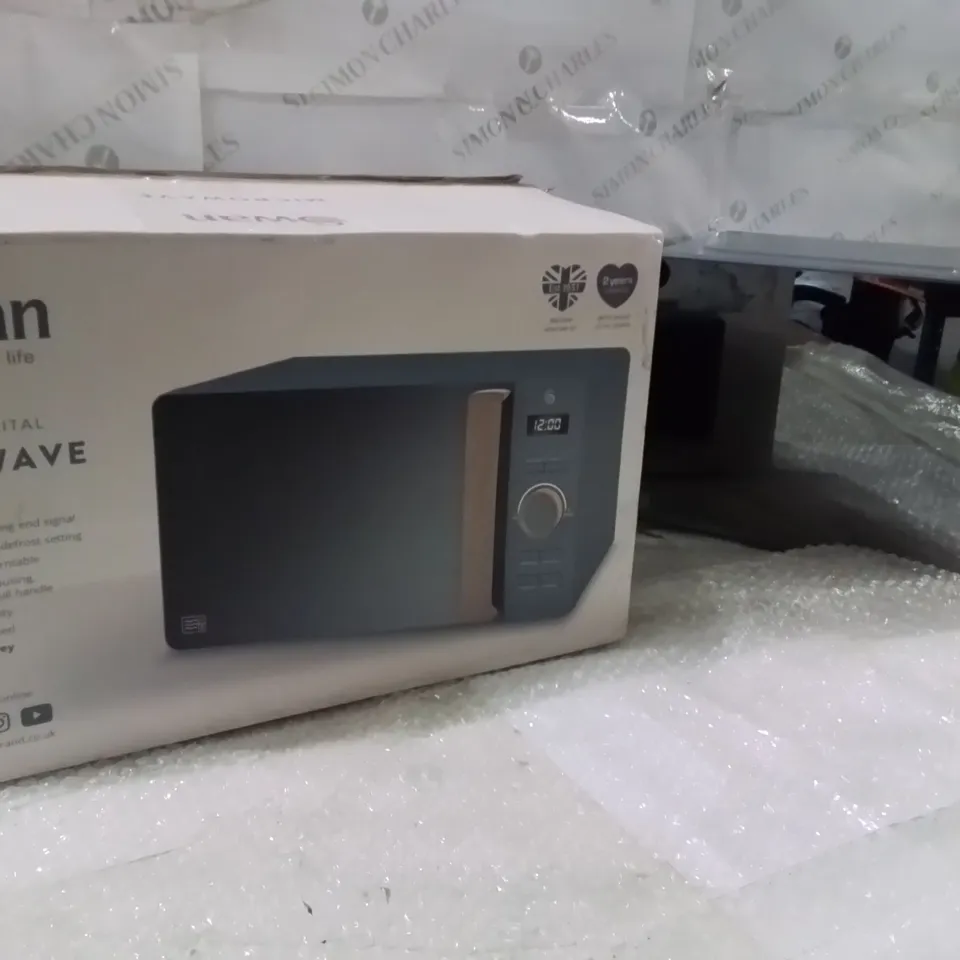 BOXED SWAN 20L DIGITAL MICROWAVE 800W