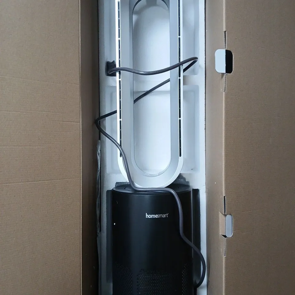 HOMESMART BLADELESS FAN HEATER WITH PLASMA & HEPA – BOXED