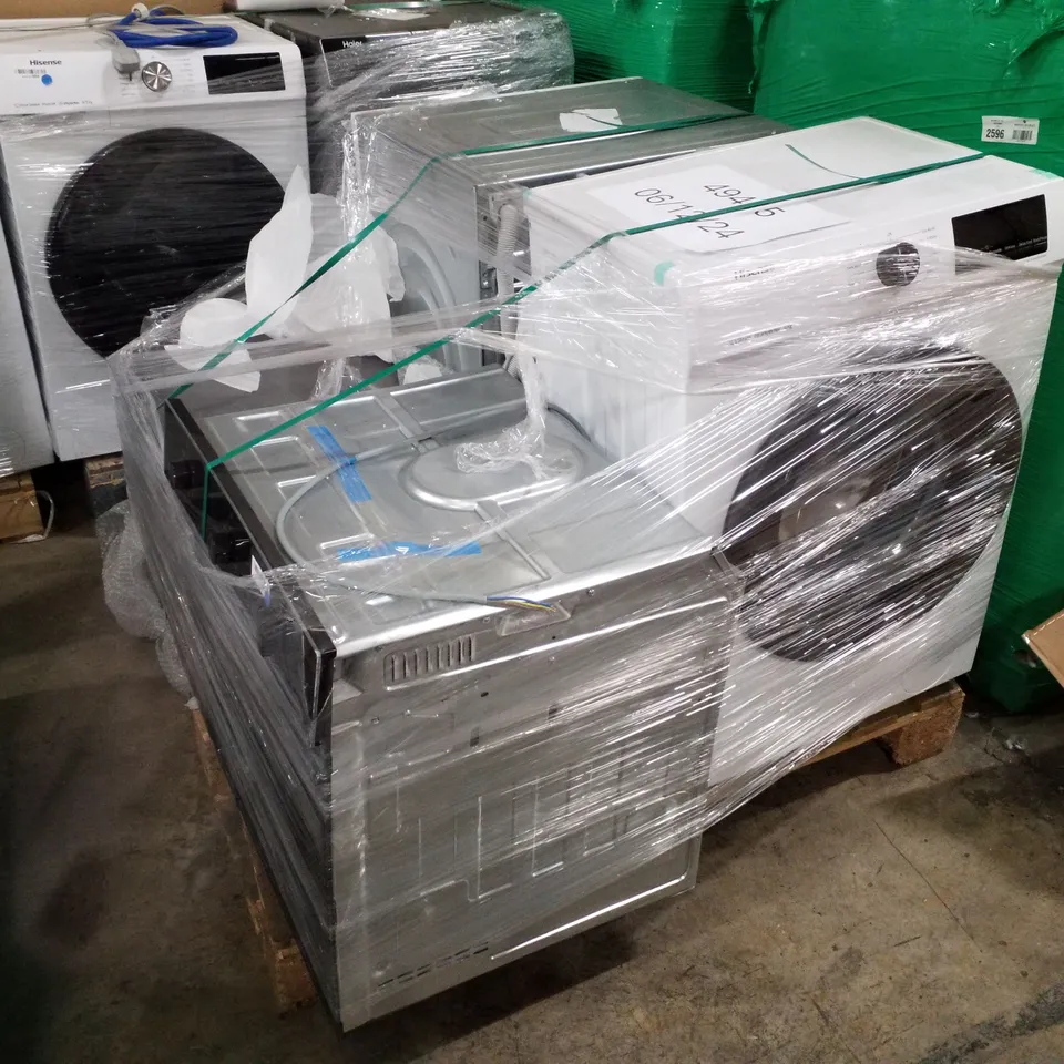 PALLET OF APPROXIMATELY 4 UNPROCESSED RAW RETURN WHITE GOODS TO INCLUDE;