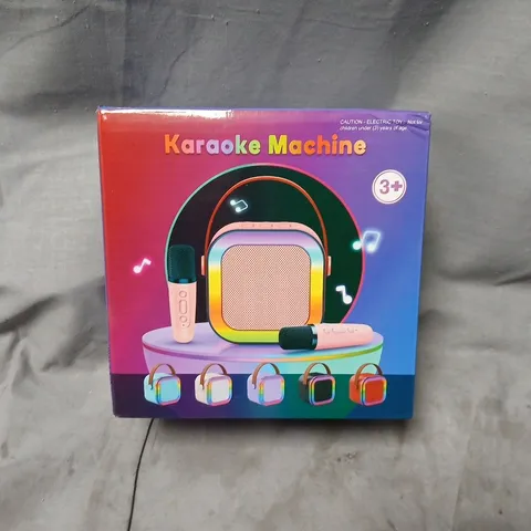 BOXED KARAOKE MACHINE TOY WITH TWO MICROPHONES