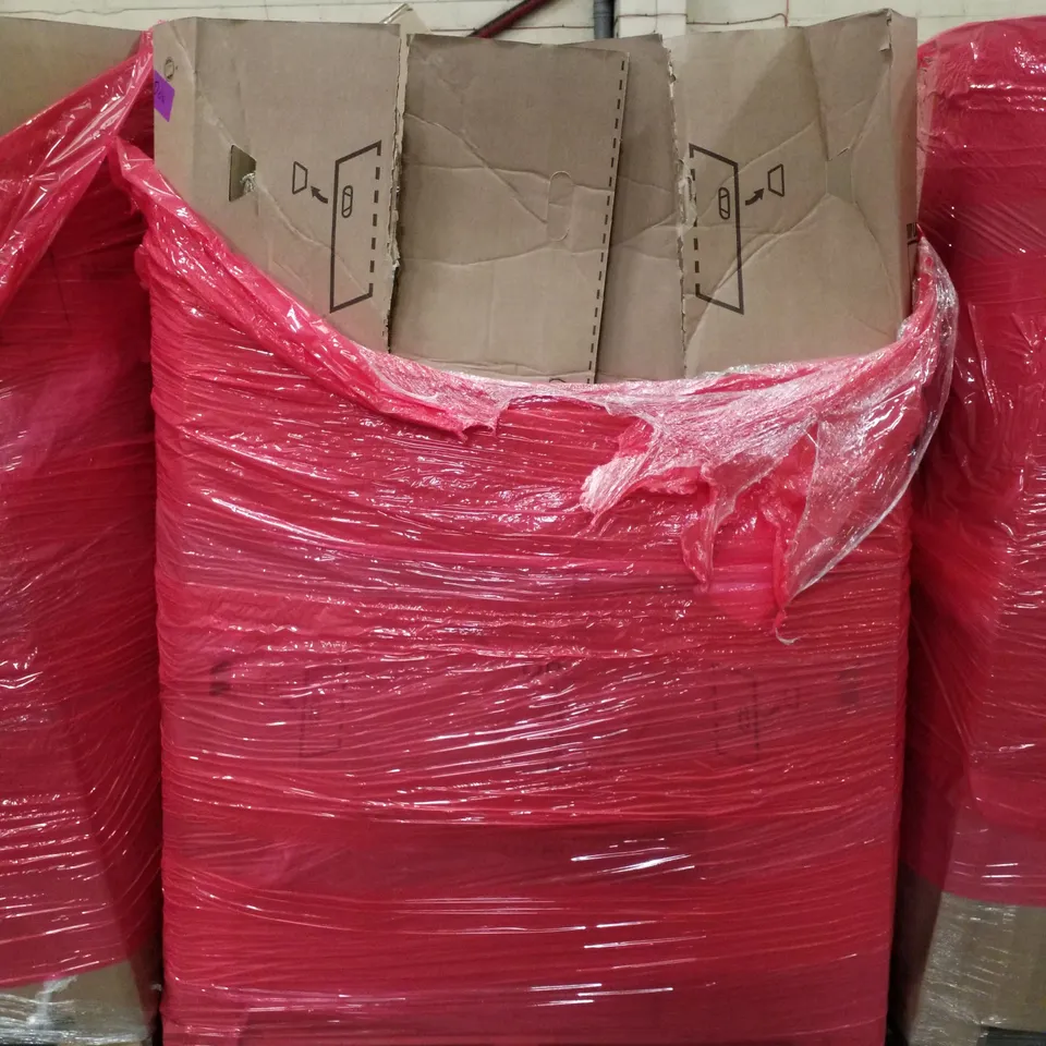 PALLET OF ASSORTED PRODUCTS INCLUDING KNEE WALKER, TOWER PC CASE, TURNTABLE SYSTEM