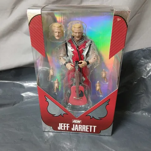 AEW JEFF JARRETT ACTION FIGURE – BOXED WITH GUITAR & ACCESSORIES