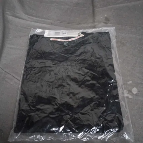 ADIDAS RUNNING T-SHIRT, BLACK, UK XL (US & EU XL) 