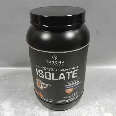 SASCHA HYDROLYSED WHEY PROTEIN ISOLATE - 957G - VANILLA HORCHATA