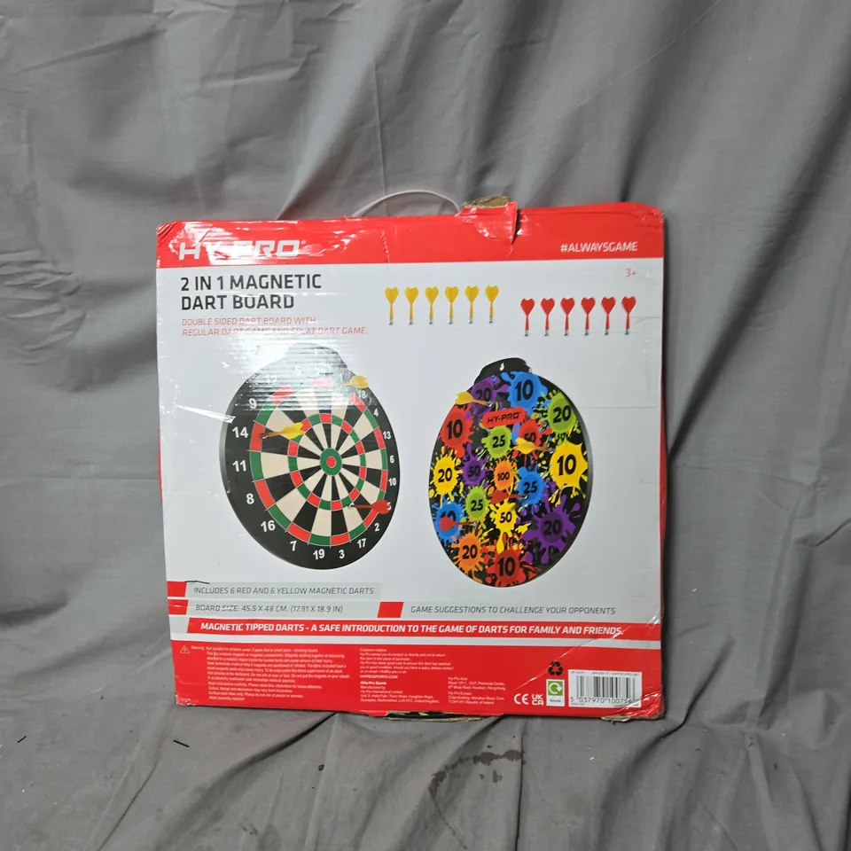 HY-PRO 2 IN 1 MAGNETIC DART BOARD 