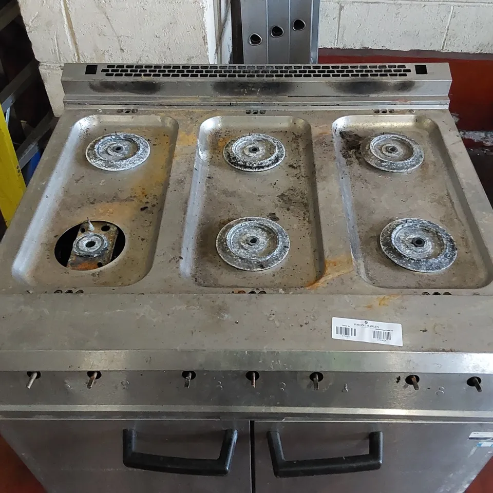 FALCON DOMINATOR 6-BURNER TOP GAS OVEN 