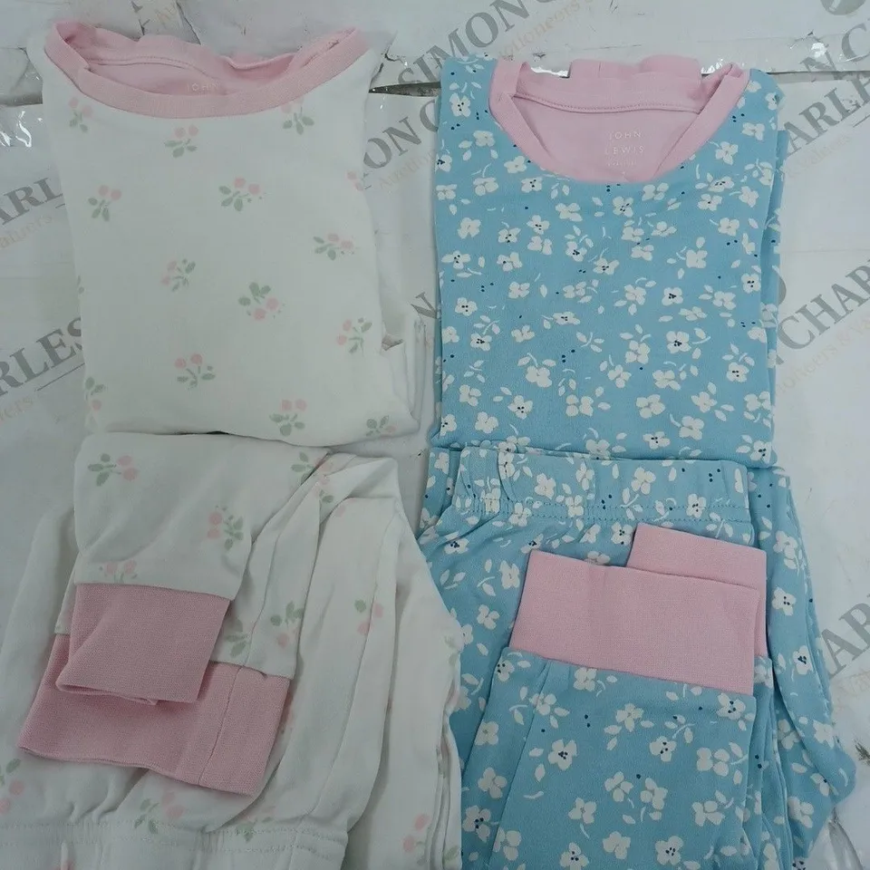 SET OF 2 JOHN LEWIS KIDS PJS SIZE 7