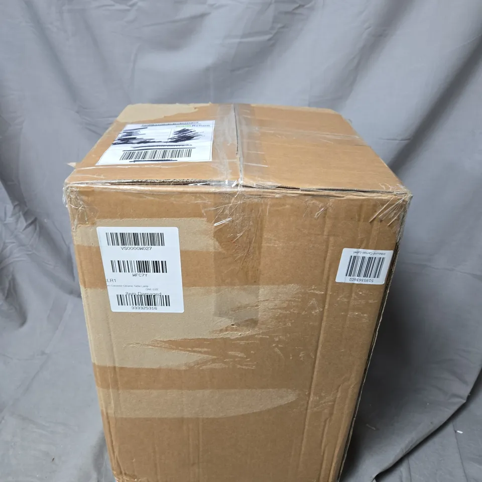 WORN CONCRETE CERAMIC TABLE LAMP 