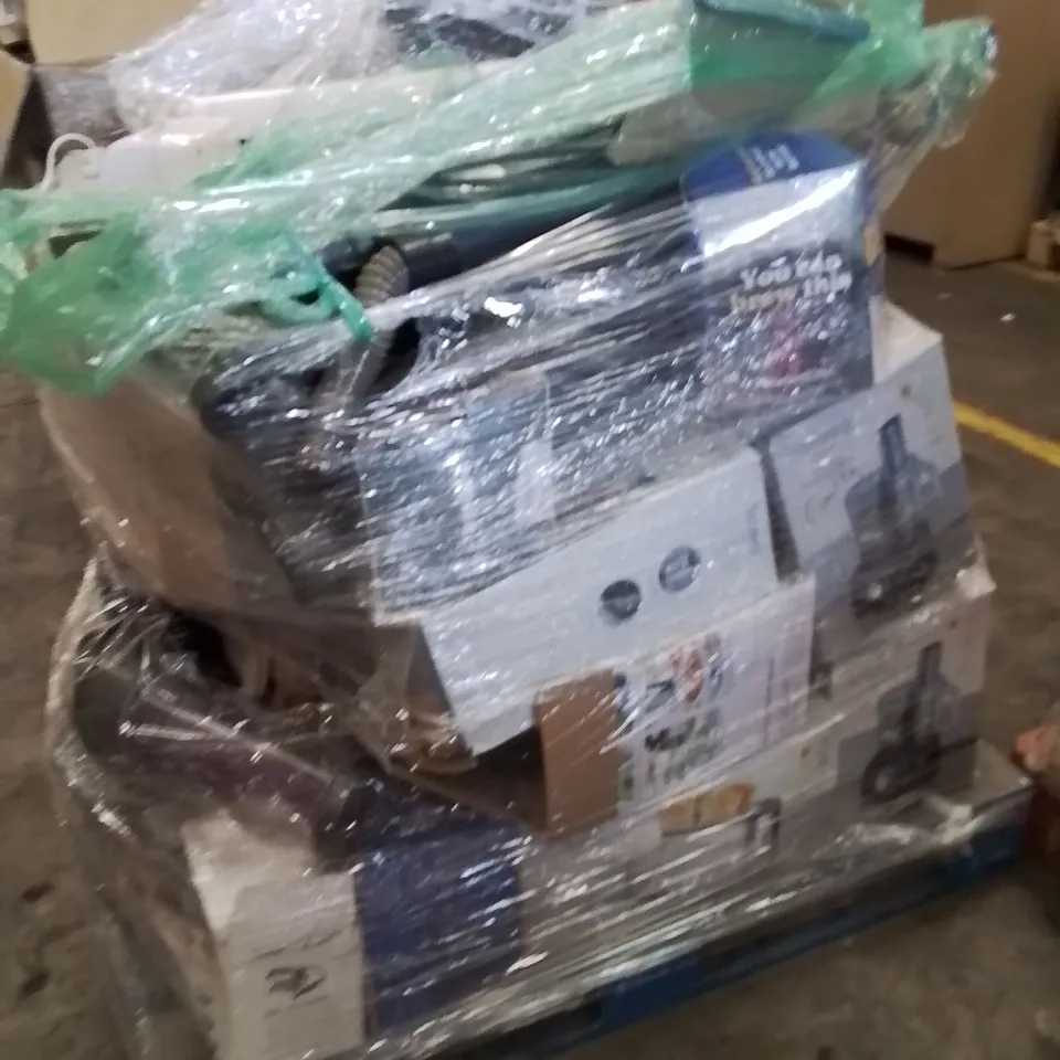 PALLET CONTAINING ELECTRICAL PRODUCTS TO INCLUDE;TOWER FAN,KETTLE,TOASTER,IRON,BLENDER
