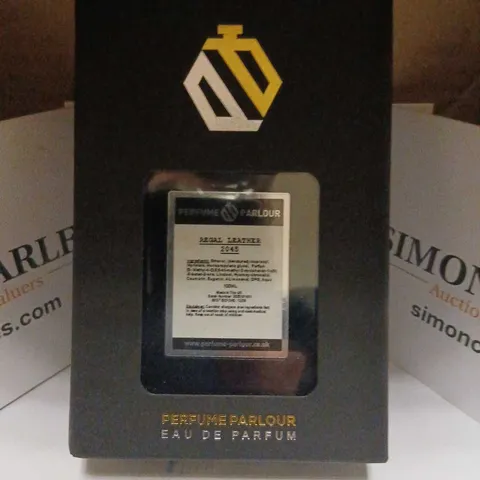 BOXED PERFUME PARLOUR REGAL LEATHER 2045 EAU DE PARFUM 100ML
