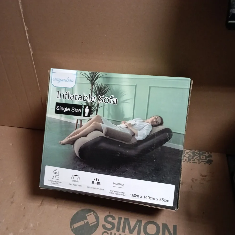 INFLATABLE SOFA – SINGLE SIZE (80 X 140 X 85 CM)