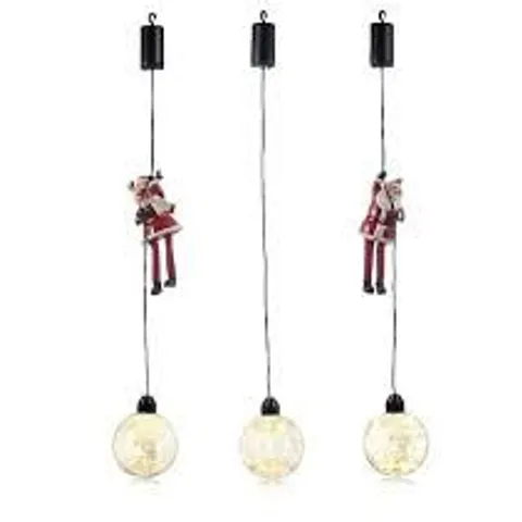 OUTLET SANTAS EXPRESS DANGLY LEG LIGHT STRAND