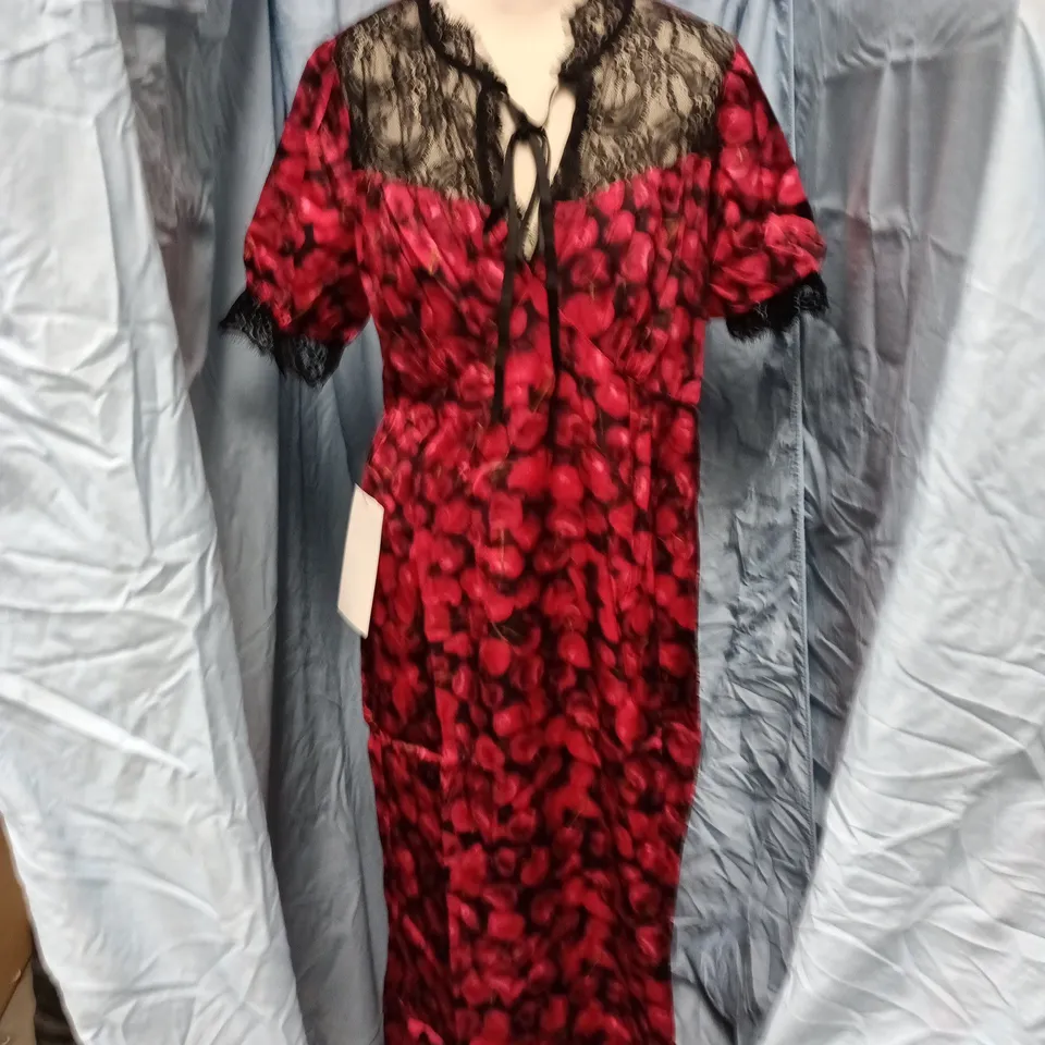 NEVER FULLY DRESSED CHERRY LYLA DRESS – UK 14 (EU 42 / US 10)