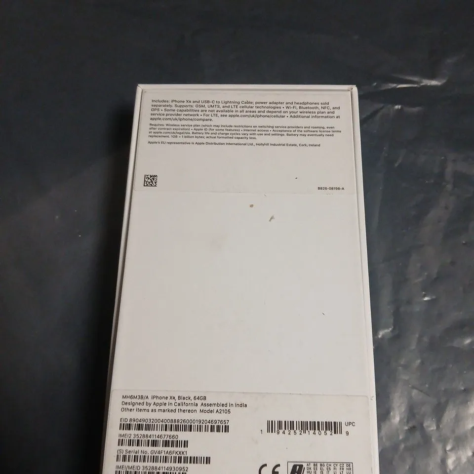 APPLE IPHONE XR BLACK – BOXED 
