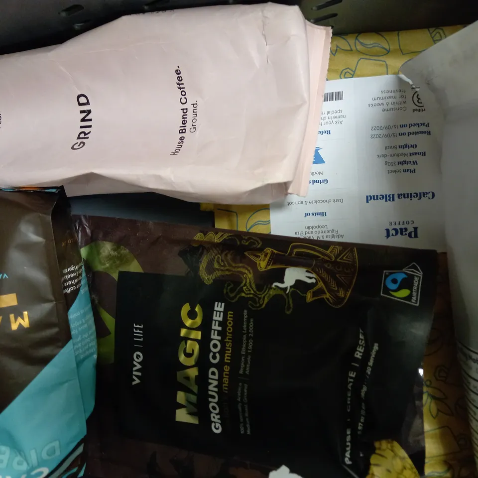 LOT OF 12 PACKS OF GROUND COFFEE