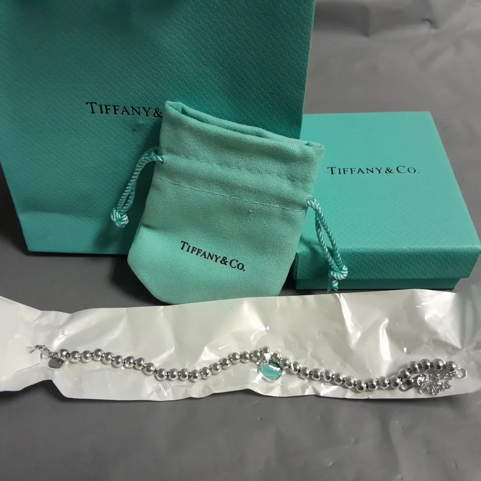 TIFFANY & CO STAINLESS STEEL BRACELET