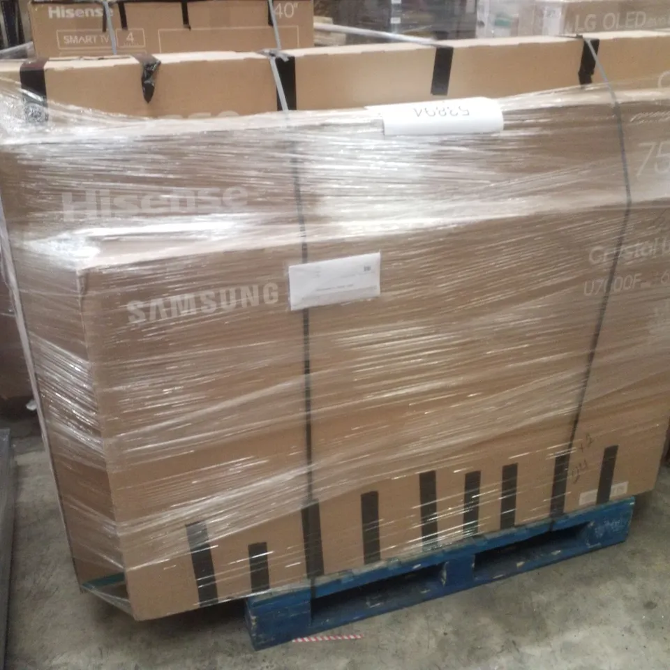 PALLET CONTAINING APPROXIMATELY 6 ASSORTED DAMAGED TVS