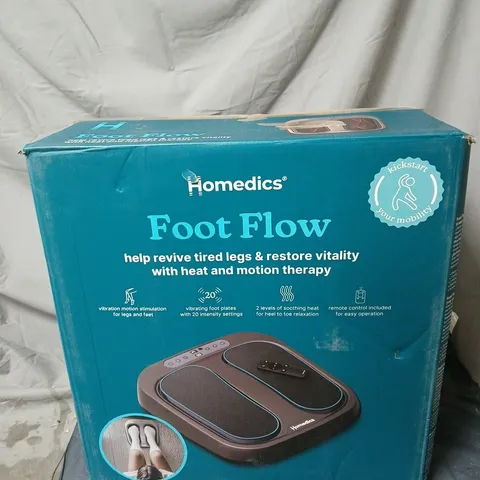 HOMEDICS FOOT FLOW DEVICE BOXED