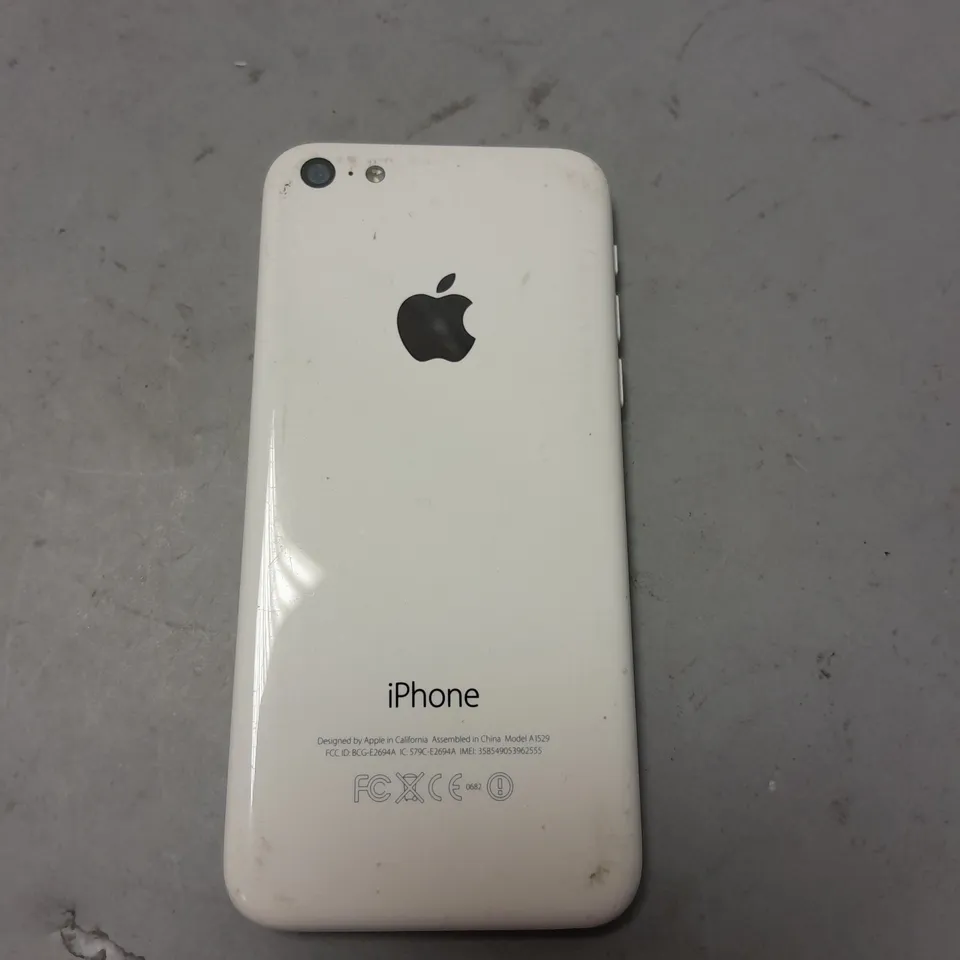 APPLE WHITE IPHONE 5C