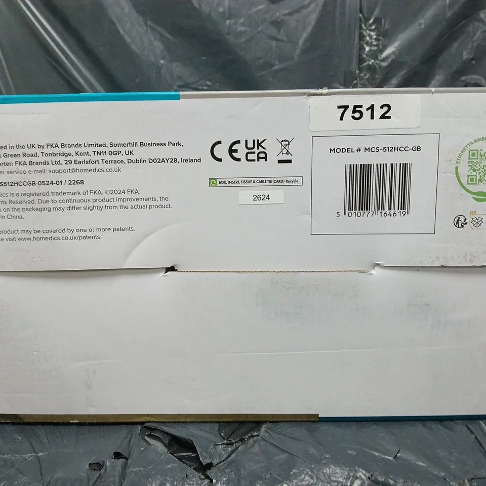HOMEDICS FULL BODY FLEX SHOULDER-TO-GLUTE MASSAGE CUSHION – BOXED